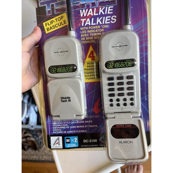 RARE New Vintage Alaron Mobile Tech 3 Walkie Talkies - Picture 4 of 5